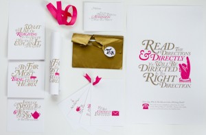 Alice in Wonderland invitations, invitations, party invitations, wedding invitations, Pink and gold and white, pink and white
