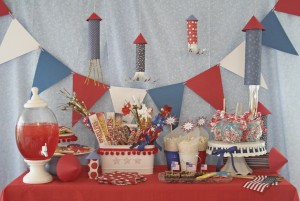 Fourth of July Party ~ party backdrop