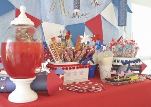 Fourth of July party decor