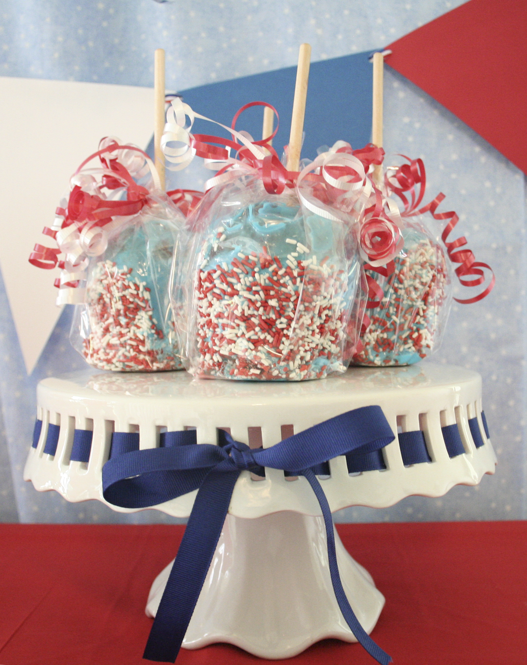 Celebrate and Decorate Blue Candy Apples