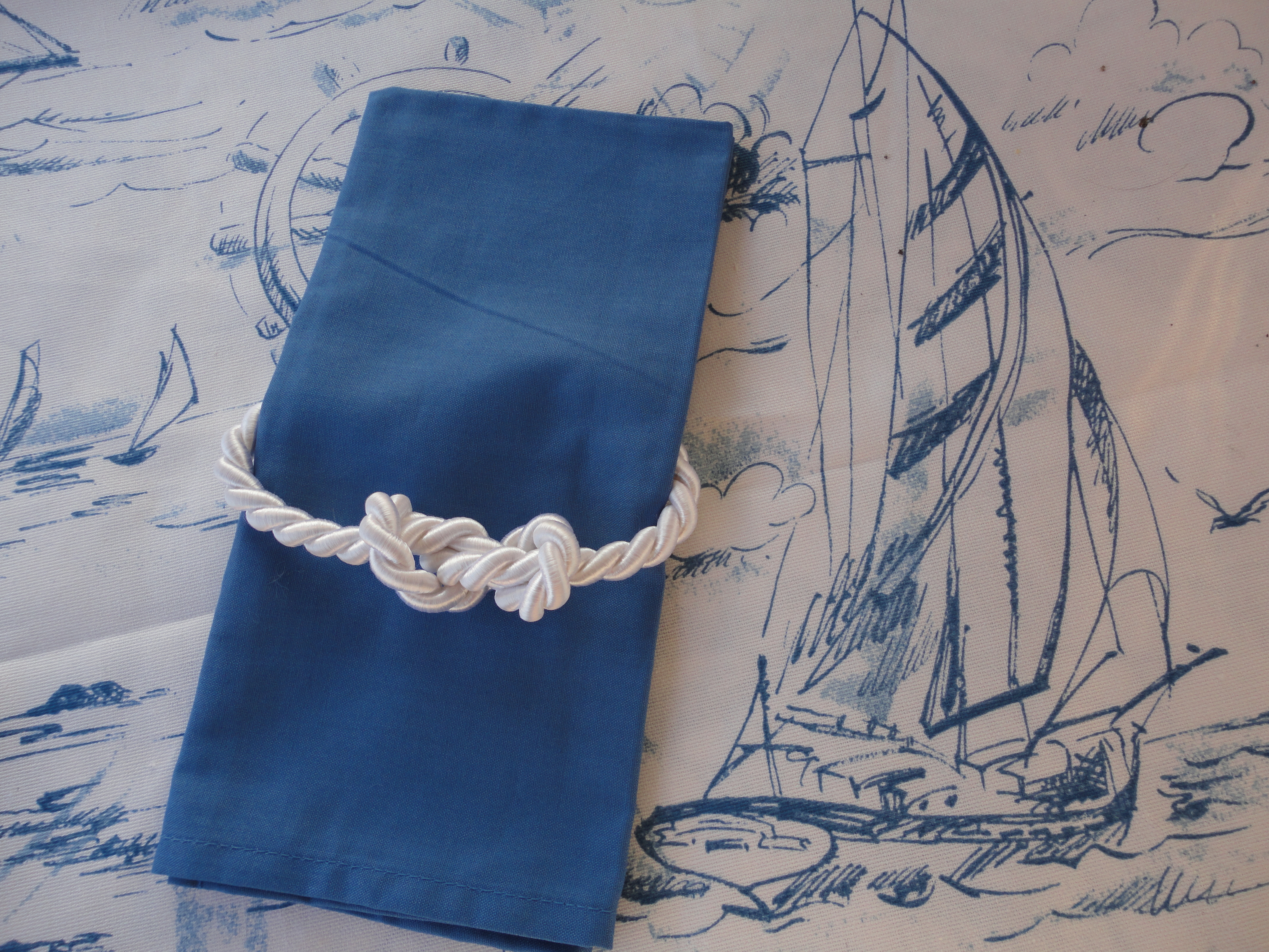 Nautical napkin ring.