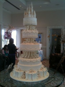 Walt Disney World Wedding Pavilion Grand Castle Wedding Cake