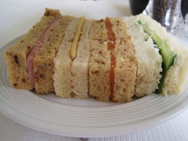 Ribbon Sandwiches served for Tea at Kensington Palace