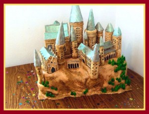 Hogwart's Castle Cake inspired by Harry Potter