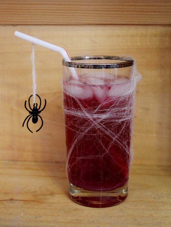 Black Widow Beverage for Halloween