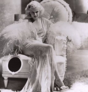 Jean Harlow in Dinner at Eight, vintage hollywood vanity pictures