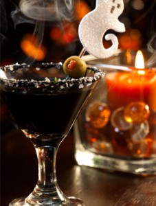 Black Martini Halloween Drink recipie
