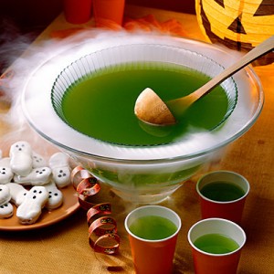 Greens lime punch halloween punch that is non-alcoholic