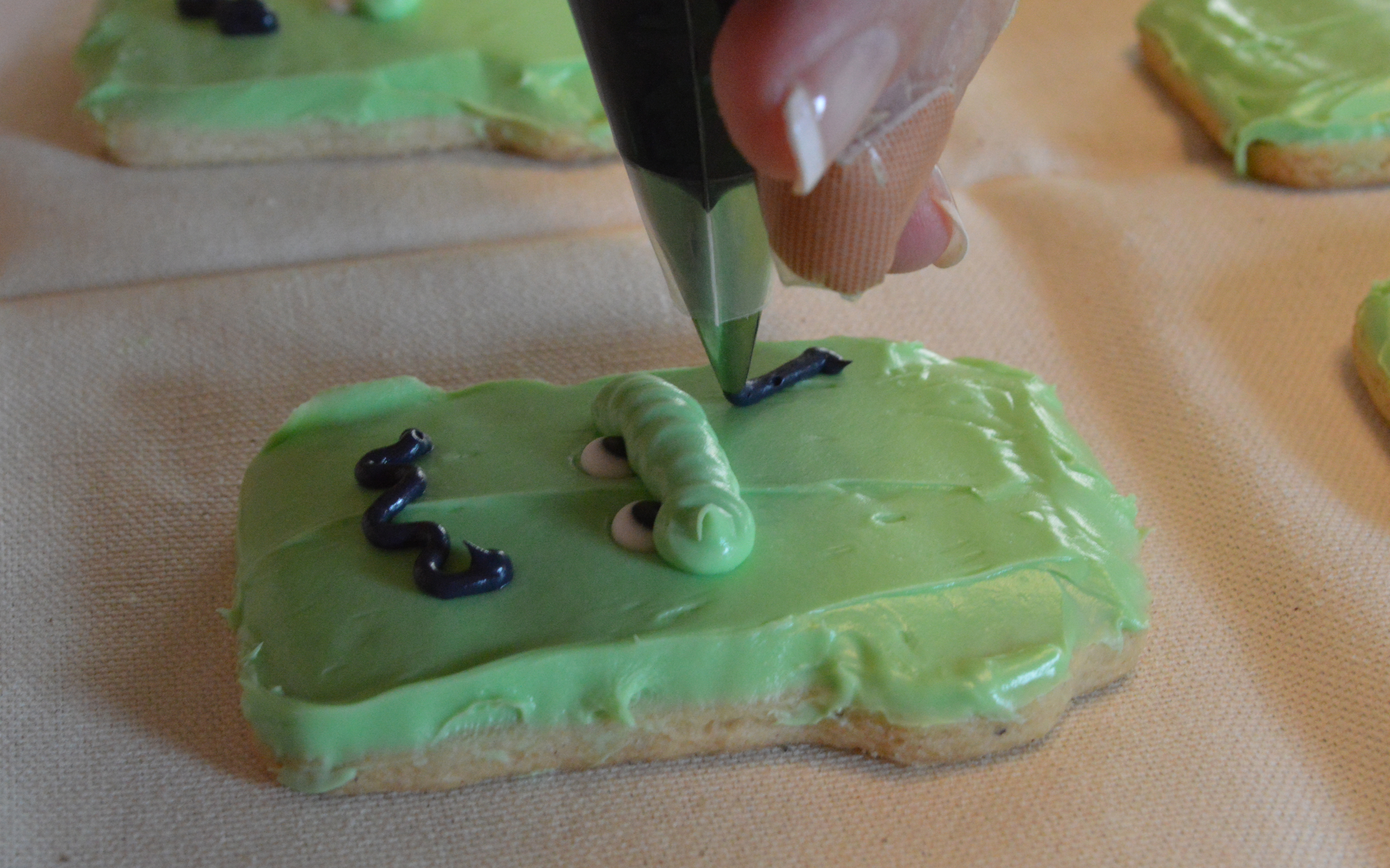 Decorate a Frankenstein Cookie