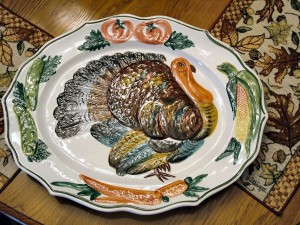 Thanksgiving Turkey plate or platter for serving