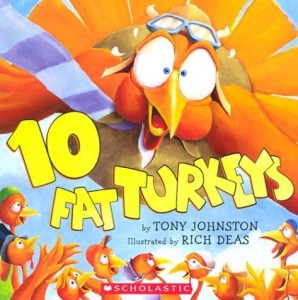 10 Fat Turkeys Book for Thanksgiving