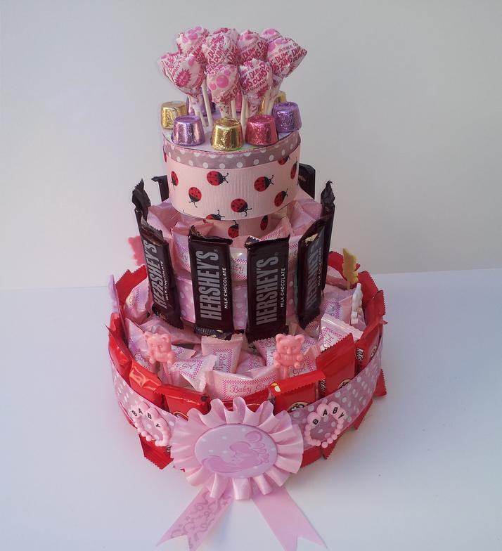 Baby  Shower  Candy  Cake