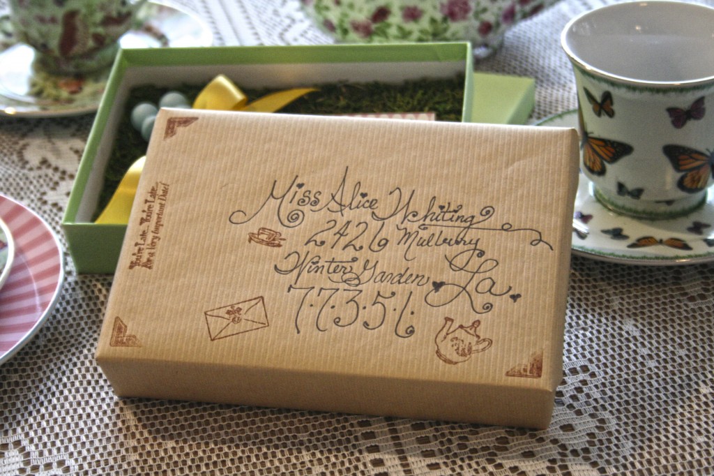 Whimsical Writing on an Invitation