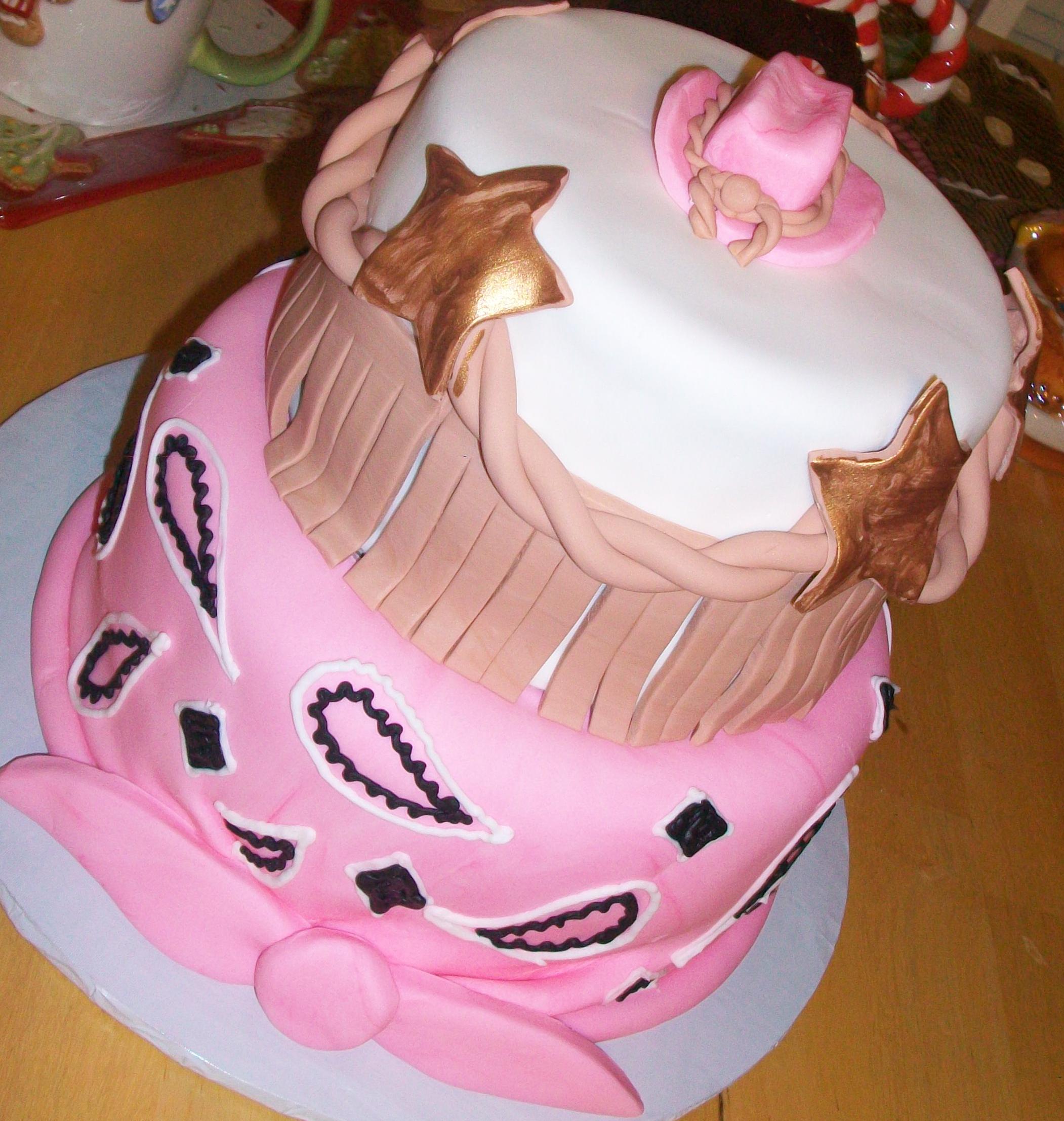 Pink Cowgirl Cake