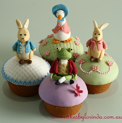 Beatrix Potter Cupcakes