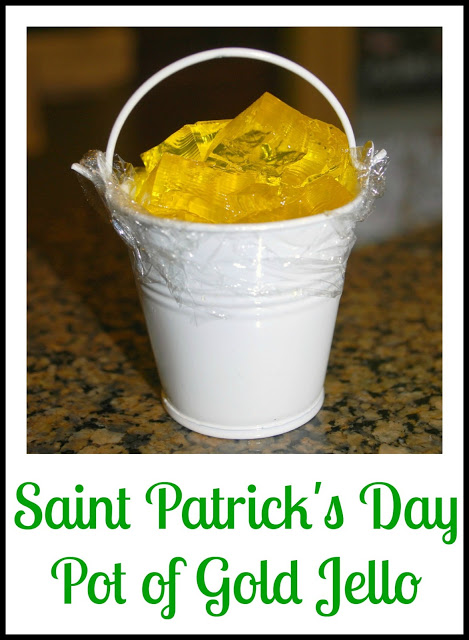 Saint Patrick’s Day Pot of Gold Jello