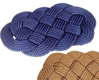 Nautical rope door mat – Celebrate and Decorate Nautical Decor Ideas