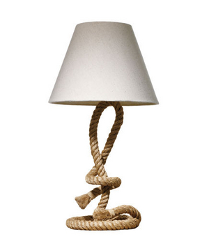 Nautical style lamp.  Celebrate and Decorate Nautical Style