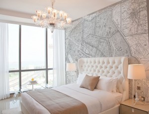 Bedroom Map Wallpaper Mural