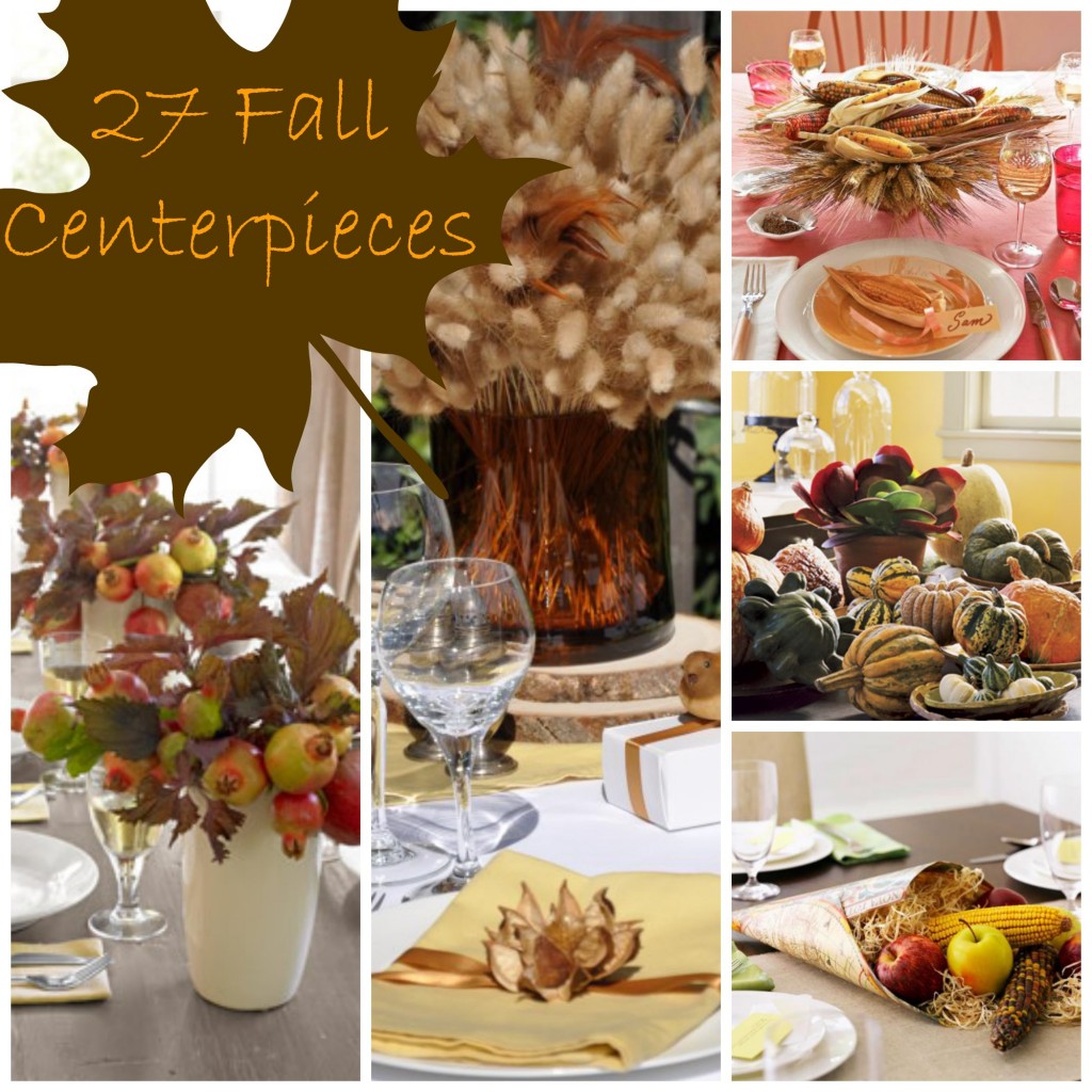 Fall Centerpiece Collage