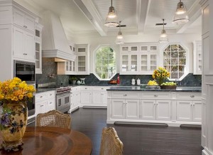 Amazing White Kitchen with stunning windows