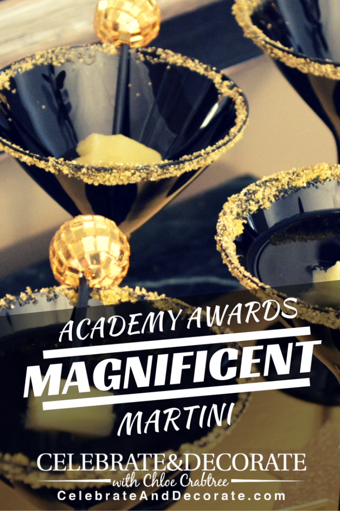 Academy Awards Magnificent Martini Recipe - CelebrateAndDecorate.com
