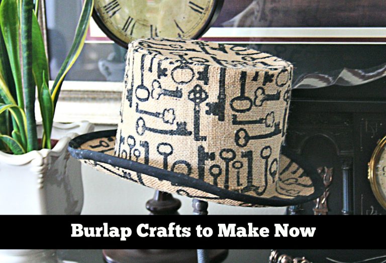 11 Burlap Crafts to Make Now