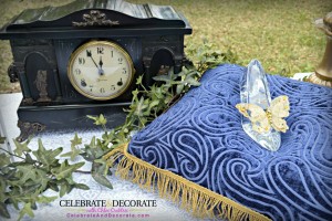 Cinderella Party Clock and Glass Slipper