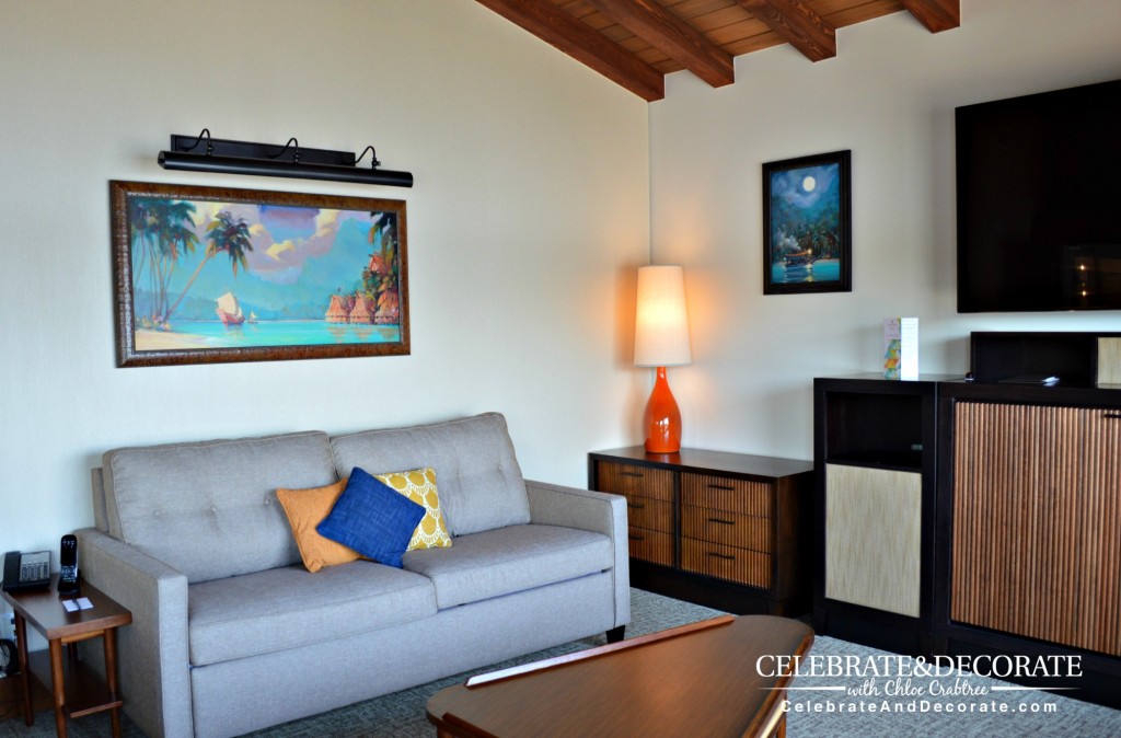 Overwater-bungalow-living-room-at-Disney's-Polynesian-Village-Resort