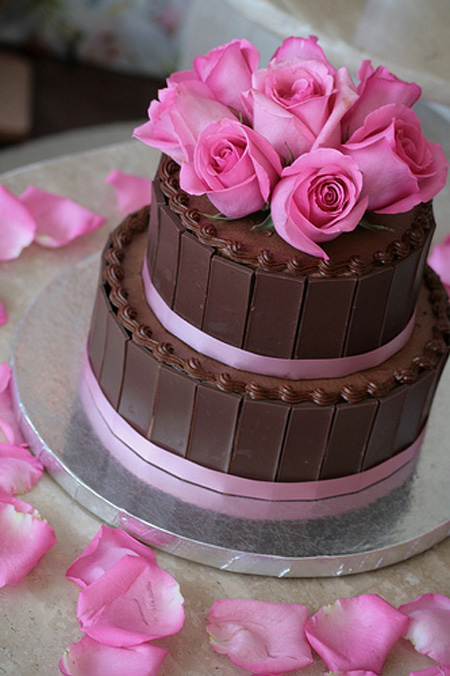 Flowers on a Cake