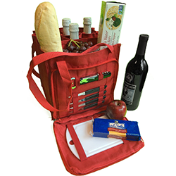 Wine and Cheese Party Tote Bag - $14.99
