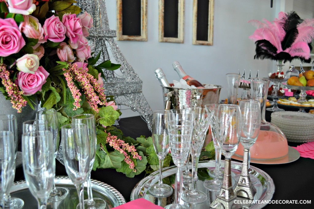 A Party in PInk and Black Celebrating all things Parisian