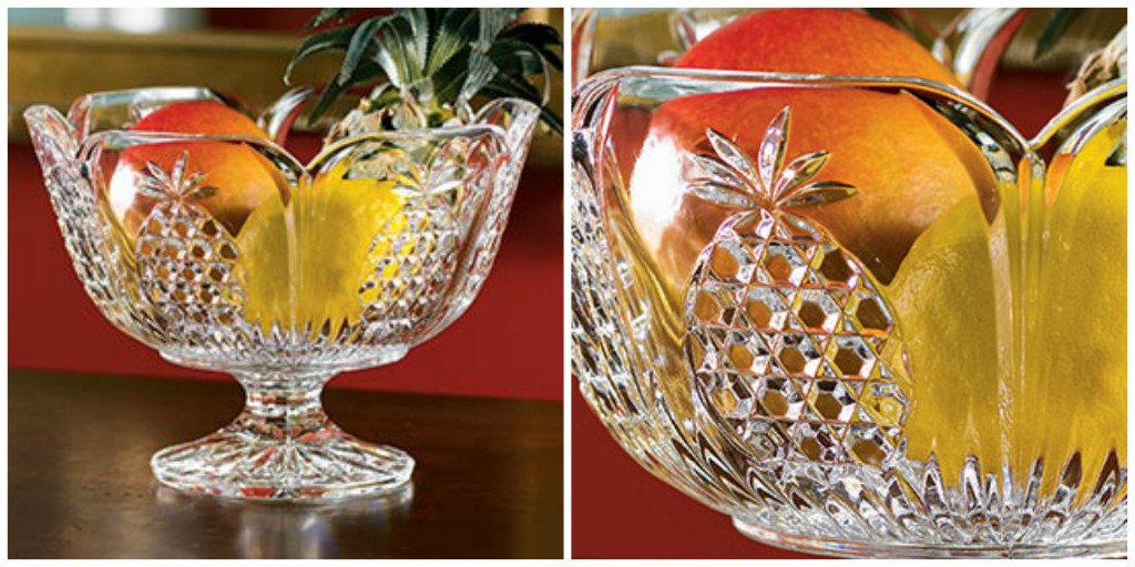 Footed Pineapple Dish
