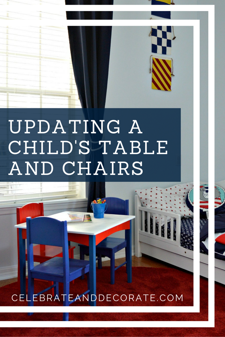 Updating a Child’s Table and Chairs