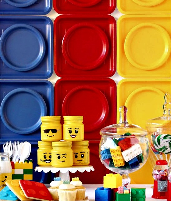 Lego Party Backdrop