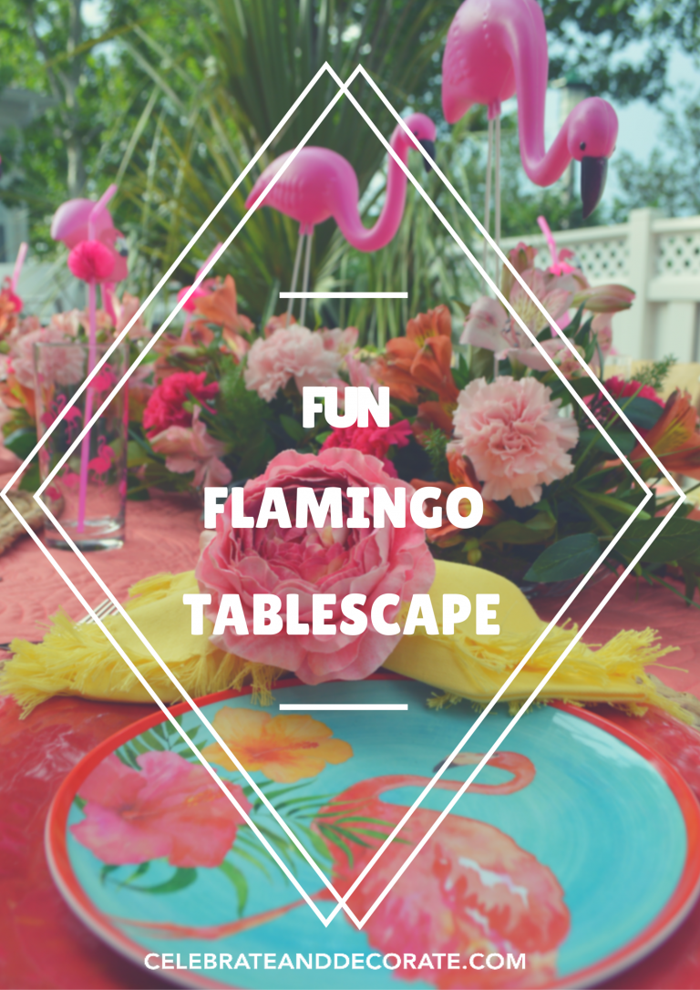 Fun Flamingo Tablescape