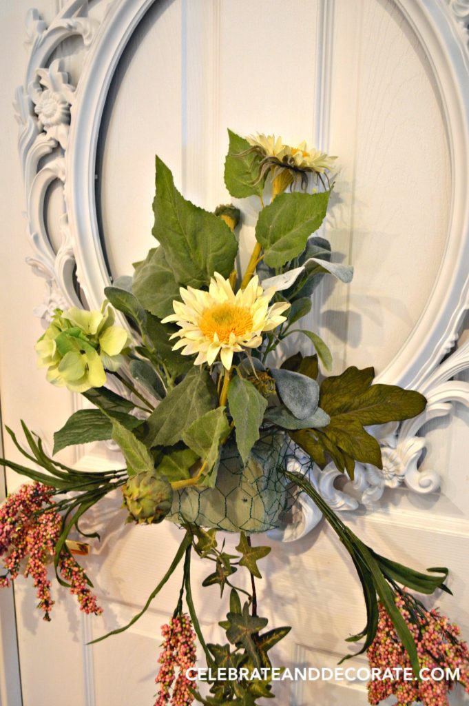 DIY Picture Frame Wreath