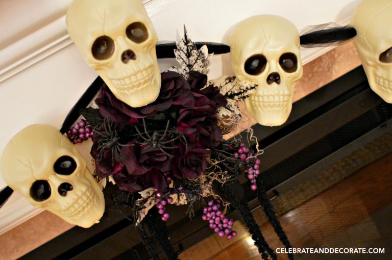 Halloween Skull Garland DIY