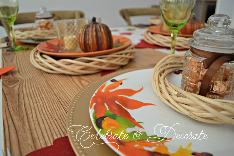 Set a Thanksgiving Table from the Dollar Store!