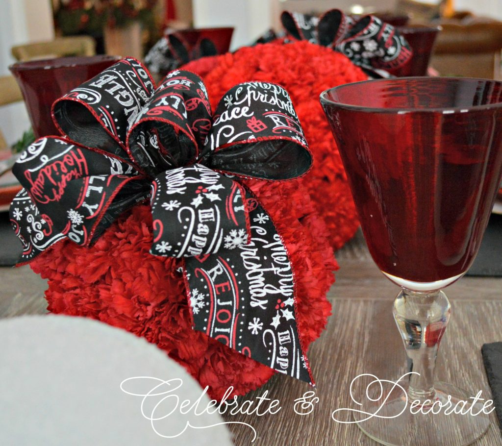 Holiday Tablescape for Christmas 
