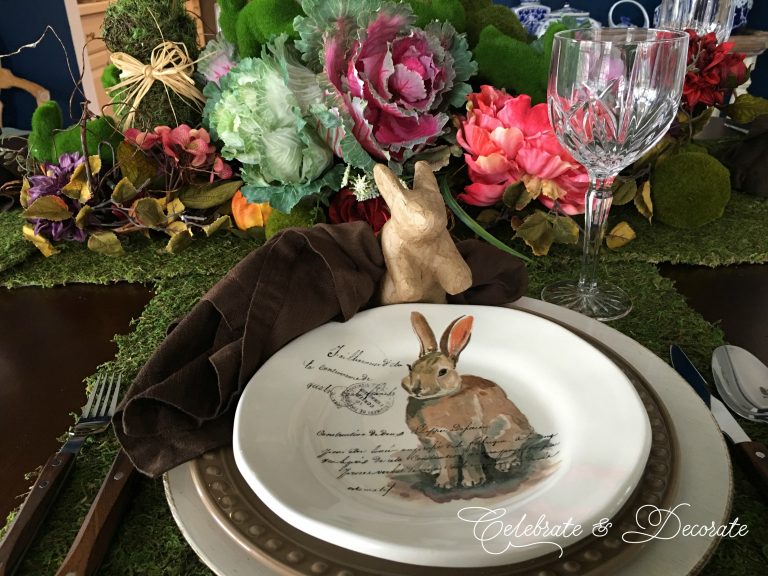 An Easter Table with a Natural Touch
