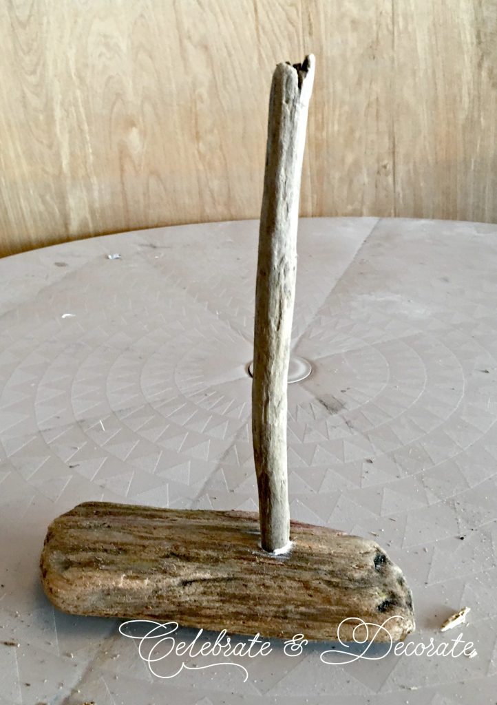 How to make a driftwood sailboat