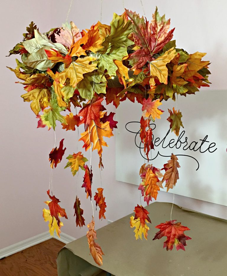 Make a Display of Falling Leaves