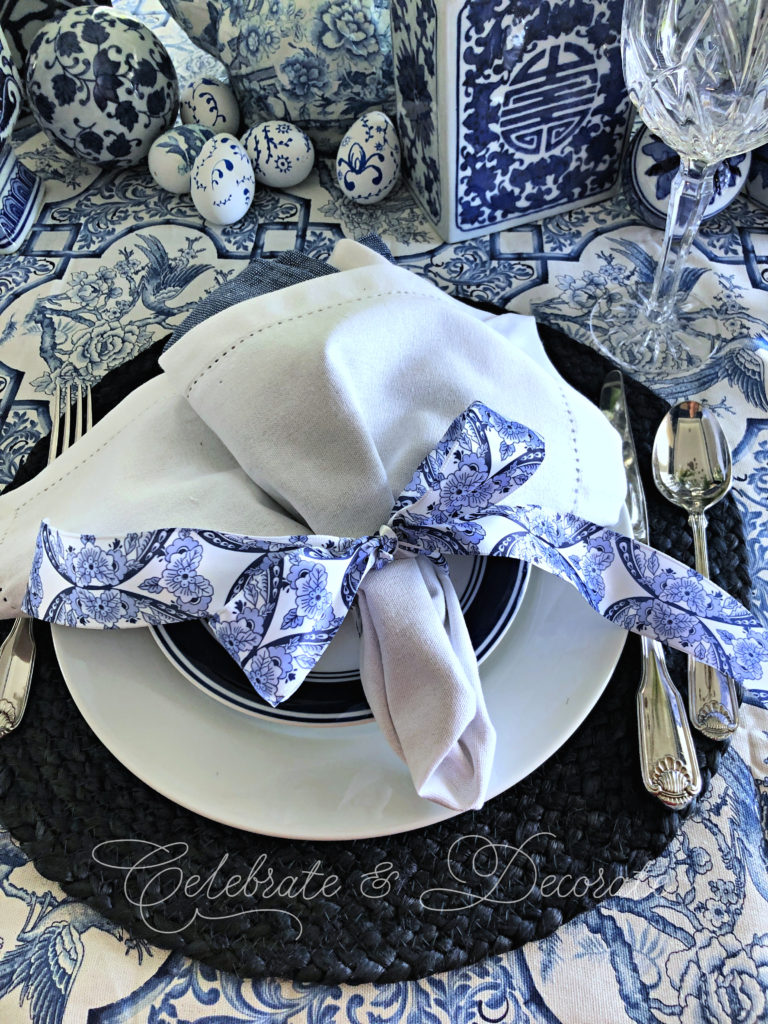 Chinoiserie Easter Tablescape