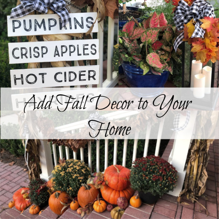 How to Add Fall Decor to Your Home