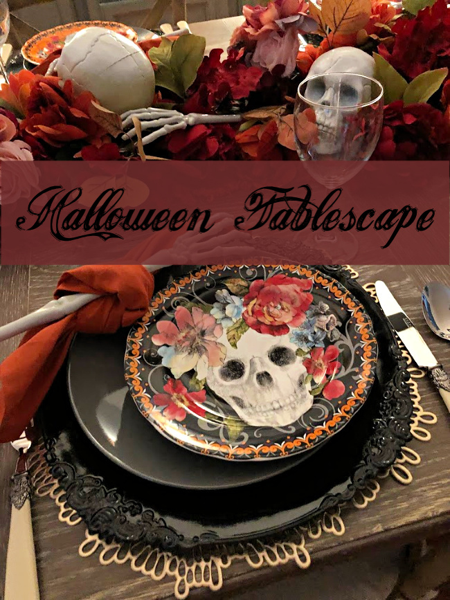 How to Style a Floral Table for Halloween
