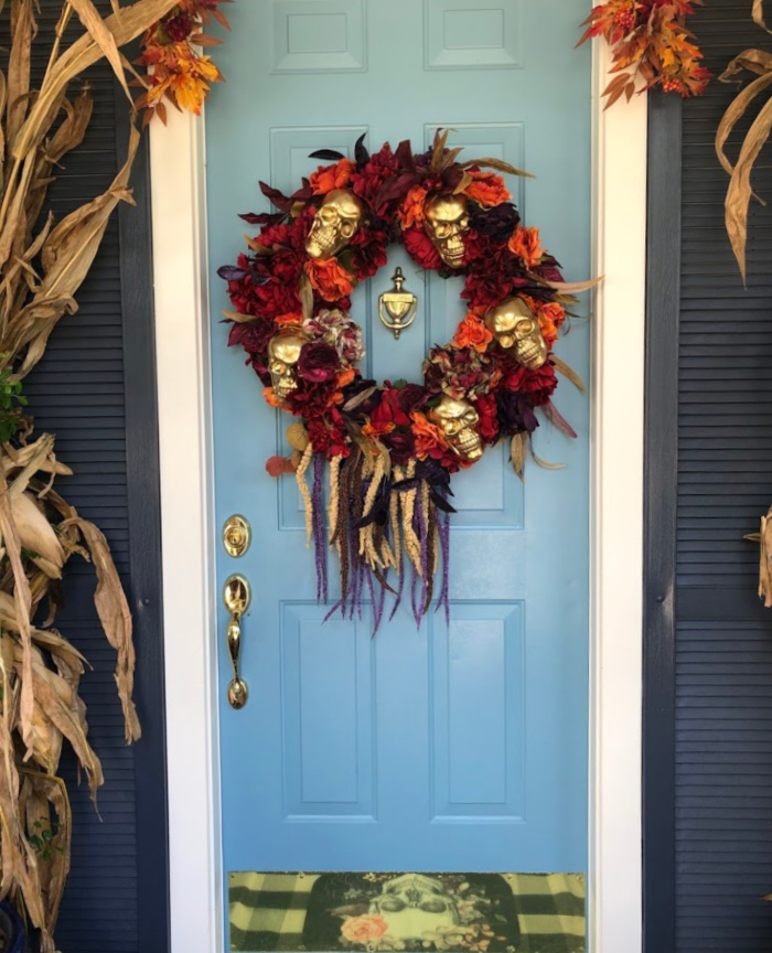 How to Make a Halloween Wreath that is Elegant