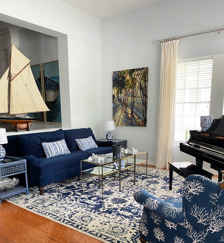 Blue & White for Timeless Interiors