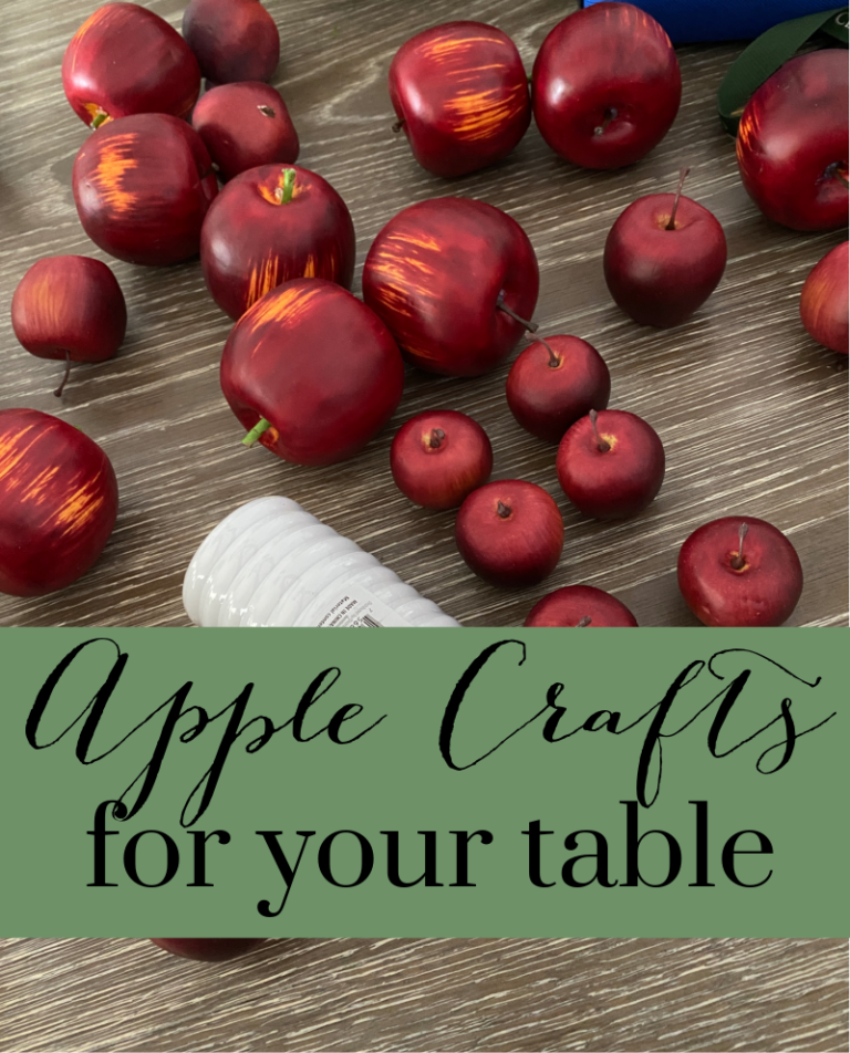 Apple Crafts for Your Fall Table
