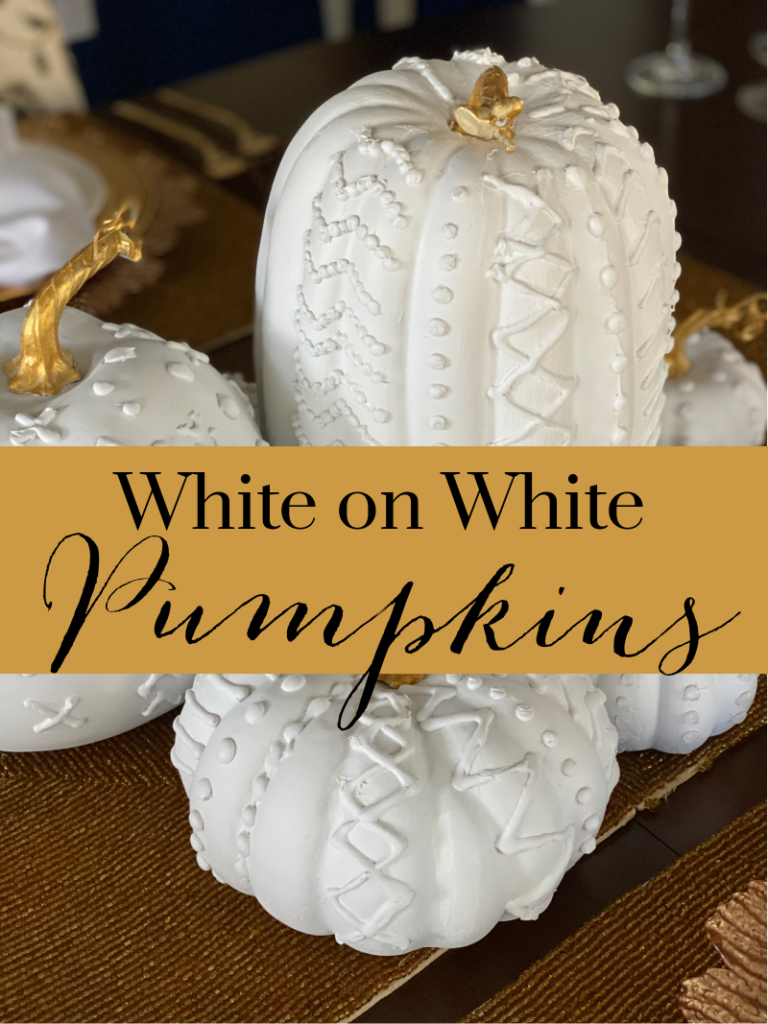 White on White Pumpkins